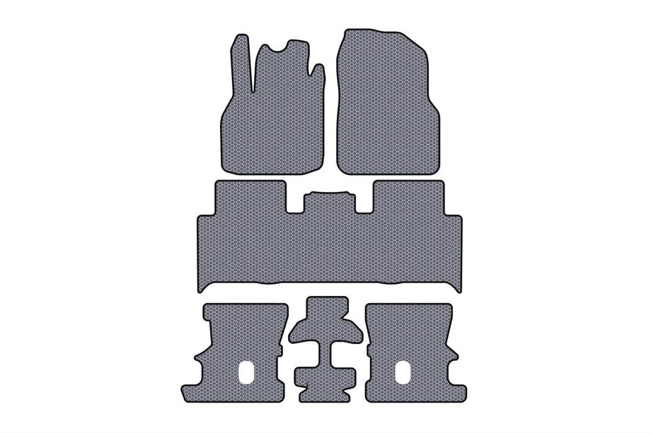 Renault Scenic/Grand 2003–2009 Gummimattor Carsuit (3 rader, grå) Image