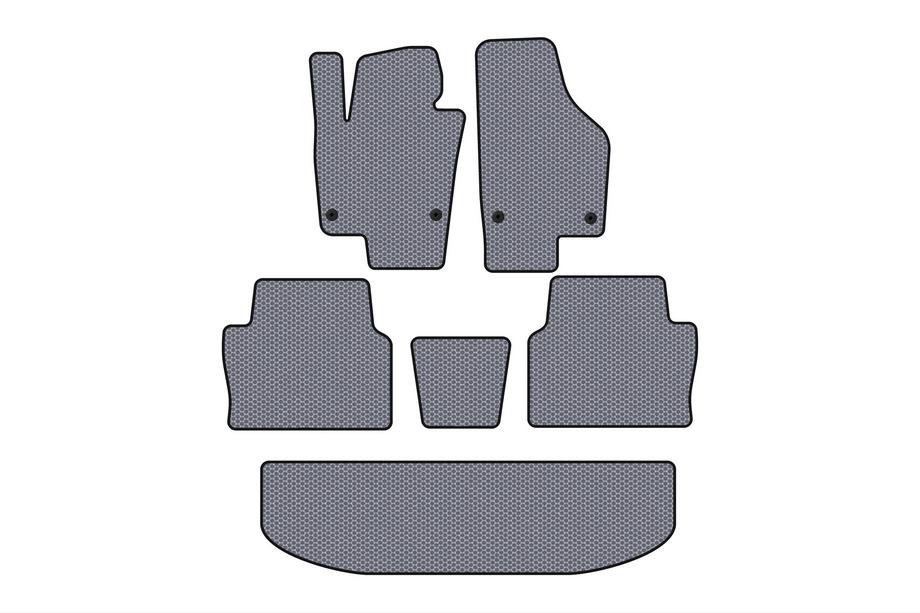 Seat Alhambra 2010– Gummimattor Carsuit (3 rader, grå) Image