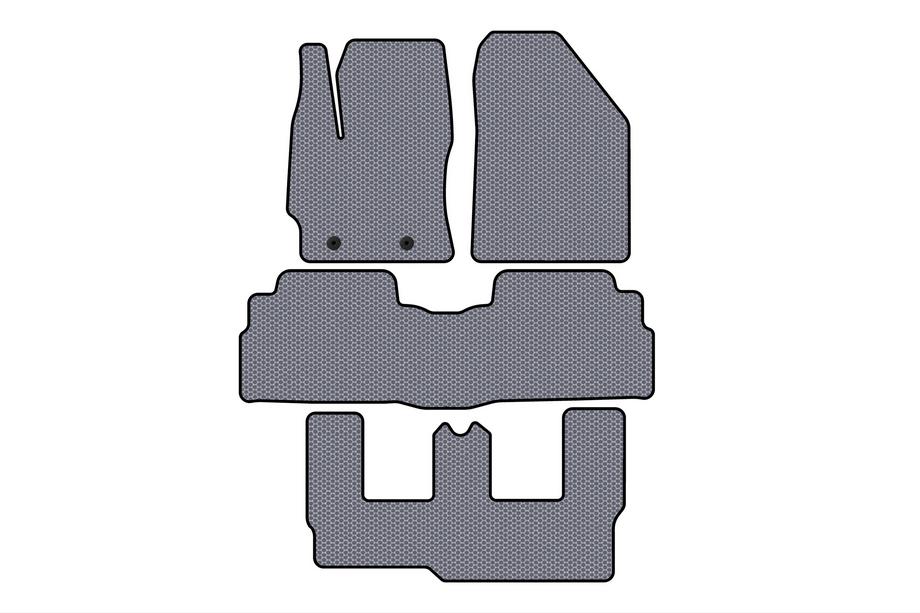 Toyota Verso 2009–2018 Gummimattor Carsuit (3 rader, 7-sits, grå) Image