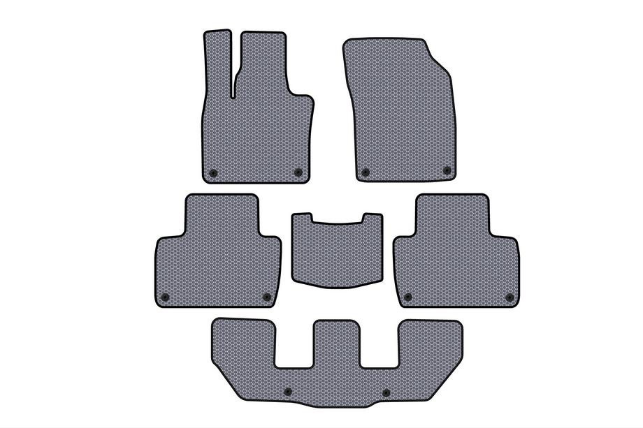 Volvo XC90 2015– Gummimattor Carsuit (3 rader, grå) Image