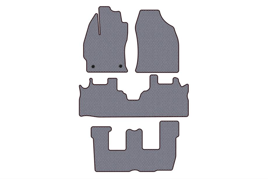 Toyota Prius Plus Gummimattor Carsuit (3 rader, grå) Image