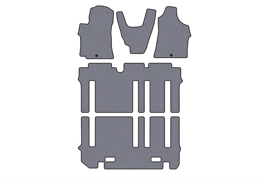 Hyundai H300, H1, Starex 2008–2020 Carsuit gummimattor (komplett kupéset, grå) Image