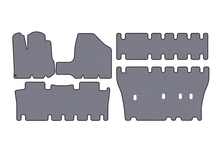 Toyota Sienna 2003–2009 Gummimattor Carsuit (3 rader, grå) Image