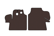 Fiat Ducato 1995–2006 Gummimattor Carsuit (2002-2006, brun) foto 1