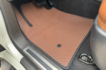 Toyota Land Cruiser 200 2007–2021 Gummimattor Carsuit (2007-2012, brun) foto 1