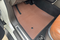 Toyota Land Cruiser 200 2007–2021 Gummimattor Carsuit (2007-2012, brun) foto 5
