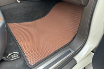 Toyota Land Cruiser 200 2007–2021 Gummimattor Carsuit (2007-2012, brun) foto 2