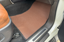Toyota Land Cruiser 200 2007–2021 Gummimattor Carsuit (2007-2012, brun) foto 6