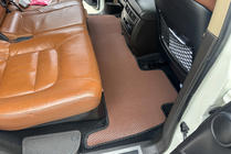 Toyota Land Cruiser 200 2007–2021 Gummimattor Carsuit (2007-2012, brun) foto 4