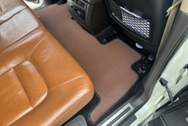 Toyota Land Cruiser 200 2007–2021 Gummimattor Carsuit (2007-2012, brun) foto 8