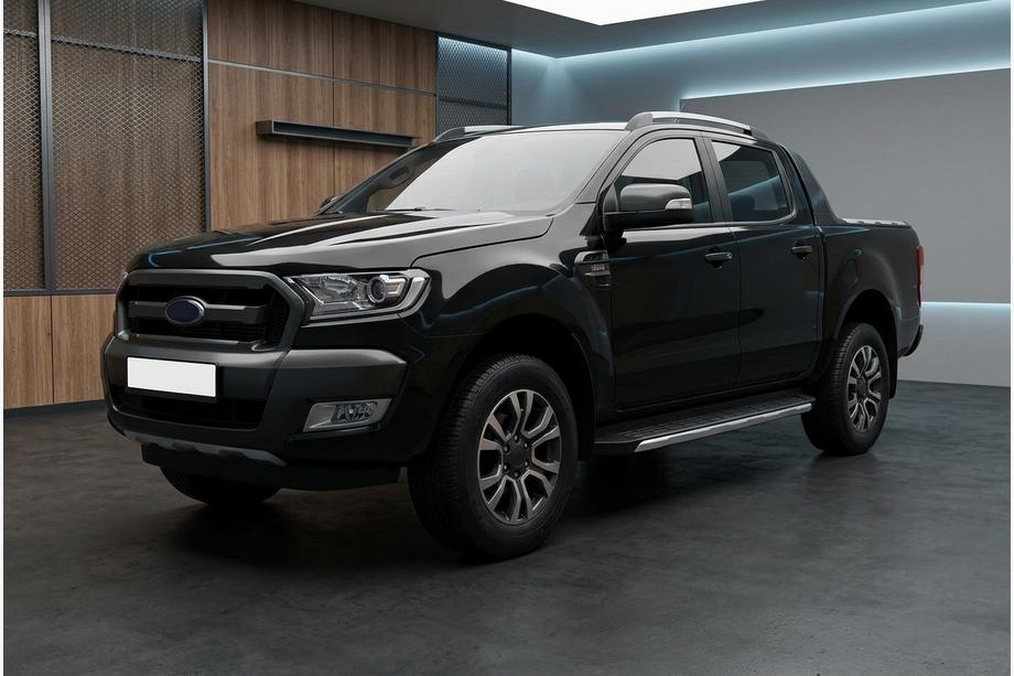 Ford Ranger 2011–2022 Sidosteg Fullmond (2 st, aluminium) Image