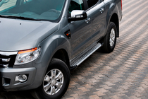 Ford Ranger 2011–2022 Sidosteg Allmond Grey (2 st, aluminium) foto 1