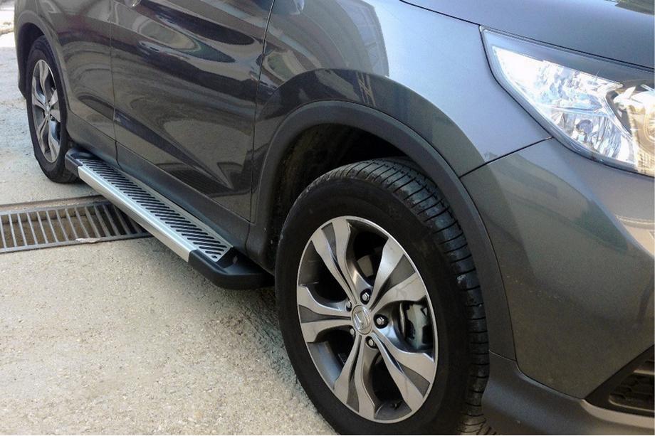 Honda CRV 2012–2016 Sidosteg Line (2 st, aluminium) Foto 1