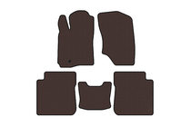 Mitsubishi Outlander 2001–2006 Gummimattor Carsuit (Brun) foto 1