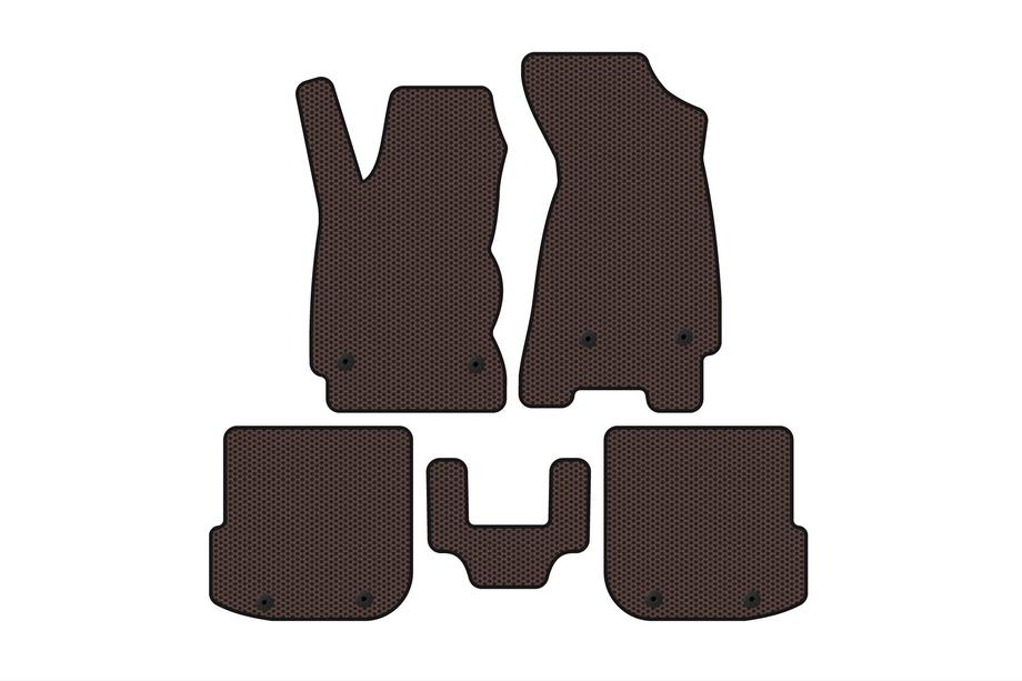 Audi A4 B5 1994–2001 Gummimattor Carsuit (Sedan, bruna) Image