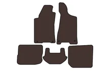 Audi 80/90 1987–1996 Carsuit gummimattor (1991-1996, Sedan, brun) foto 1