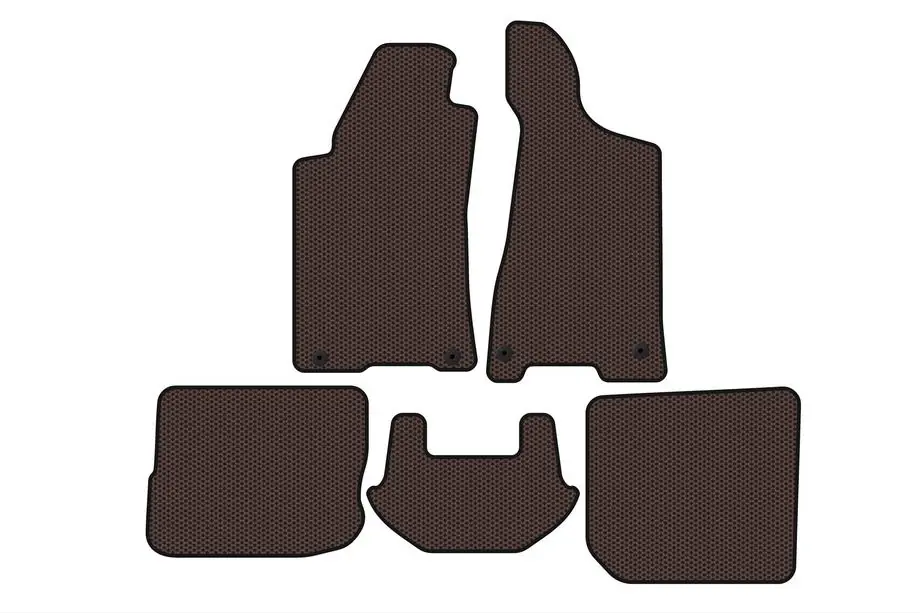 Audi 80/90 1987–1996 Carsuit gummimattor (1991-1996, Sedan, brun) Image