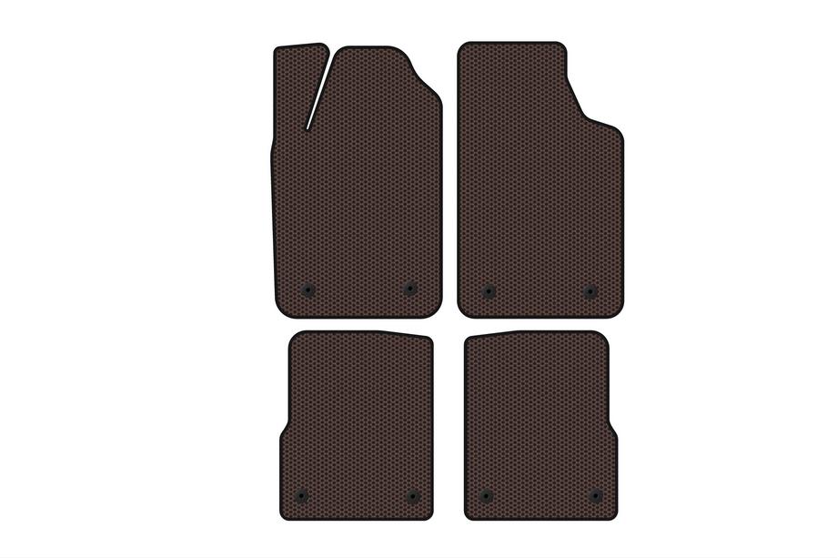 Audi A2 1999–2005 Gummimattor Carsuit (HB, brun) Image