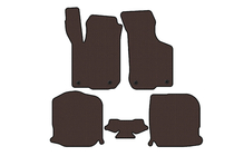 Audi A3 1996–2003 Gummimattor Carsuit (HB, 3-dörrars, brun) foto 1
