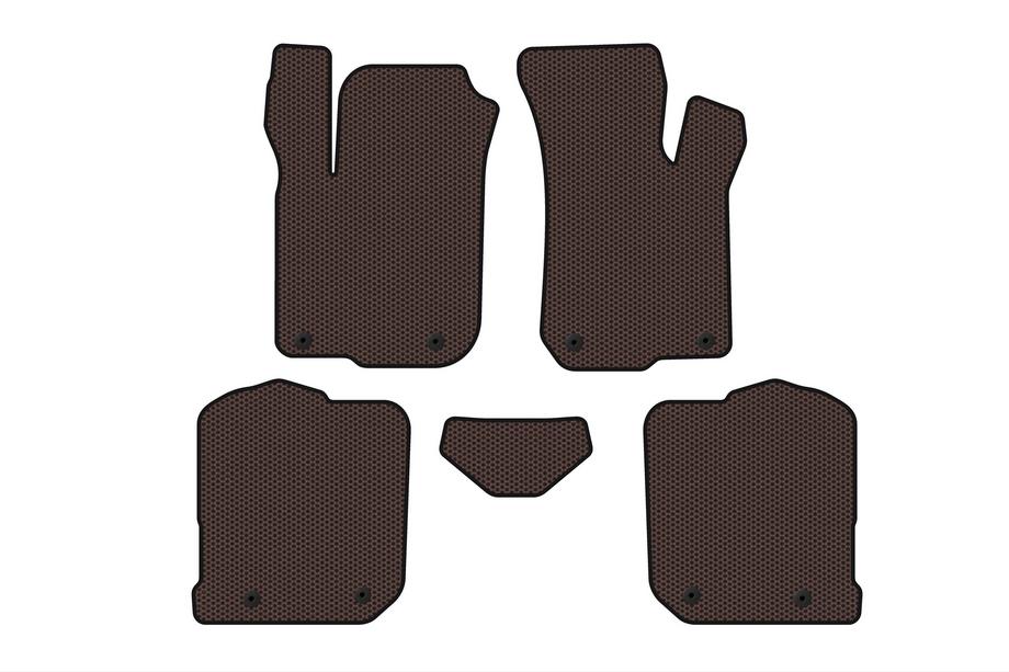 Audi A3 1996–2003 Gummimattor Carsuit (HB, brun) Image