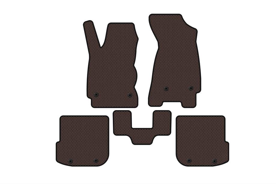 Audi A4 B5 1994–2001 Gummimattor Carsuit (Avant, brun) Foto 1
