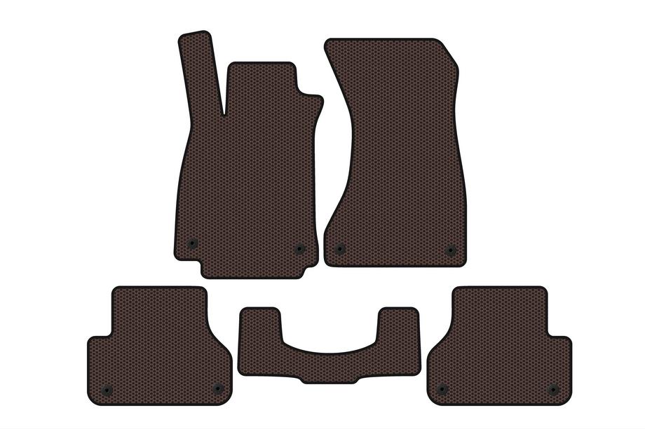 Audi A5 2016–2025 Gummimattor Carsuit V1 (Sportback, brun) Image
