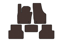 Audi Q3 2011–2019 Gummimattor Carsuit (Brun) foto 1