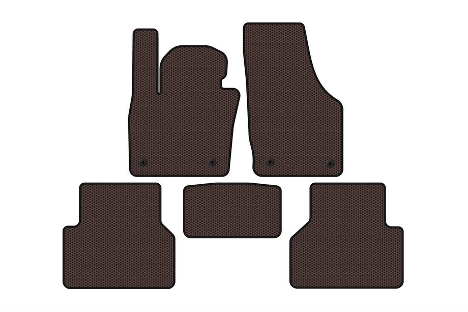 Audi Q3 2011–2019 Gummimattor Carsuit (Brun) Image