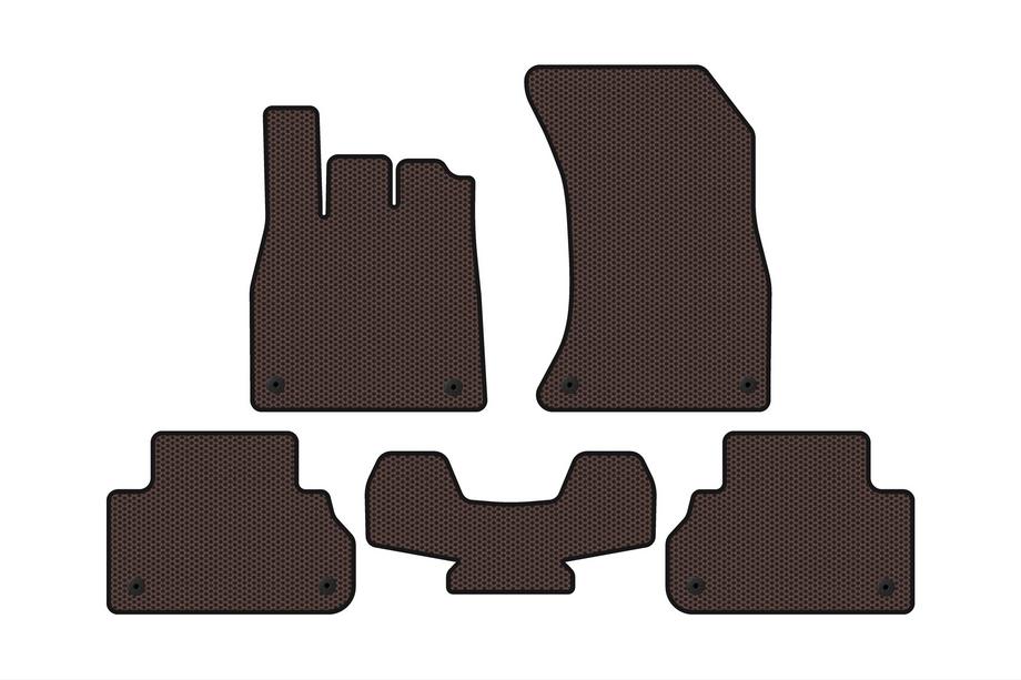 Audi Q5 2017–2025 Gummimattor Carsuit (Brun) Image