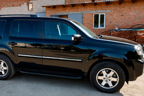 Honda Pilot 2008–2015 Sidosteg Allmond Black (2 st, aluminium) foto 3