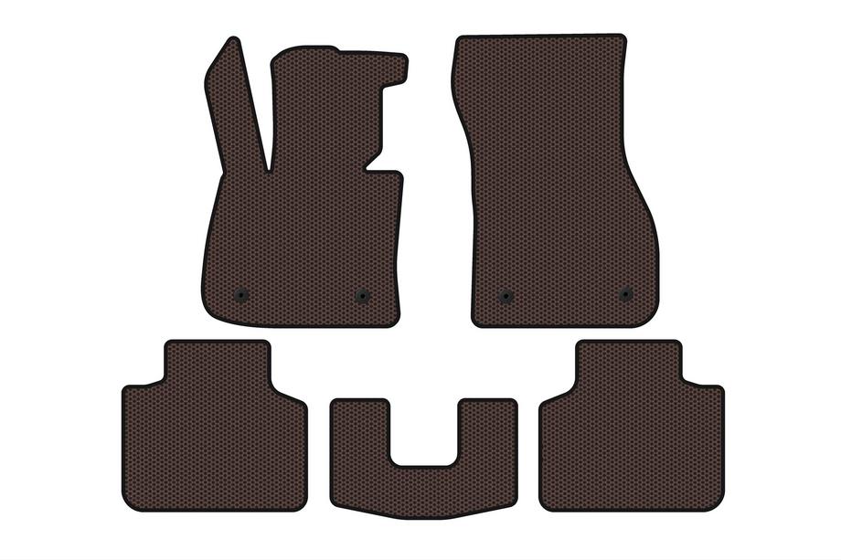 BMW 2-serien Active Tourer F45/F46 2014–2021 Gummimattor Carsuit (för F45, brun) Foto 1