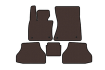 BMW X6 E71 2008–2014 Gummimattor Carsuit V-2 (Brun) foto 1