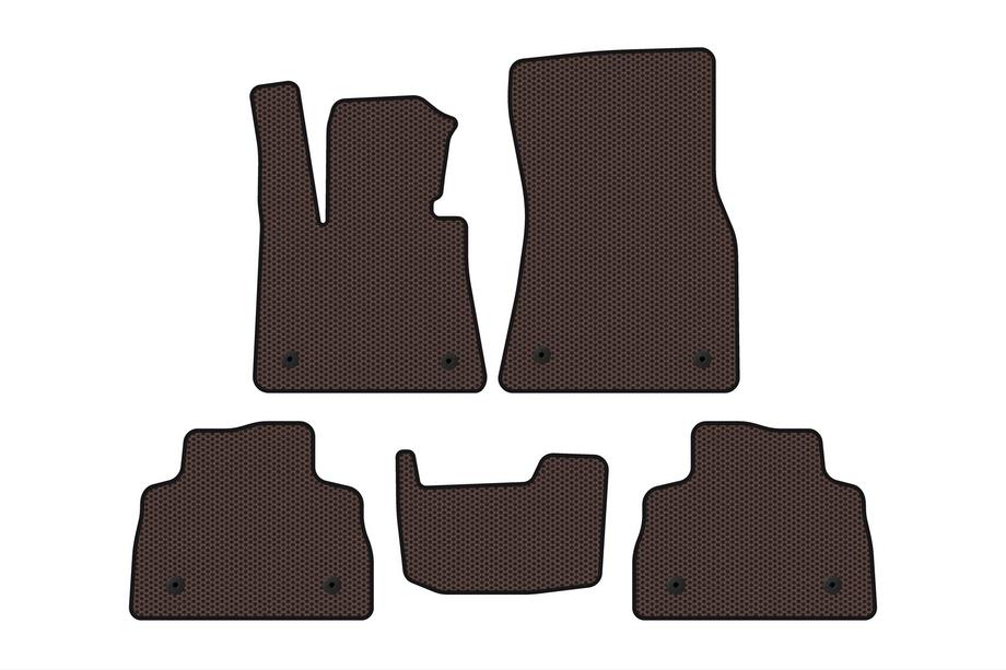 BMW X6 G06 2019–2027 Gummimattor Carsuit (Brun) Image
