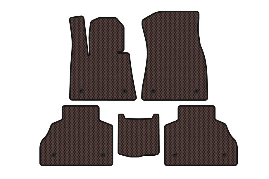 BMW X7 G07 2019– Carsuit gummimattor till kupén (2 rader, brun) Image