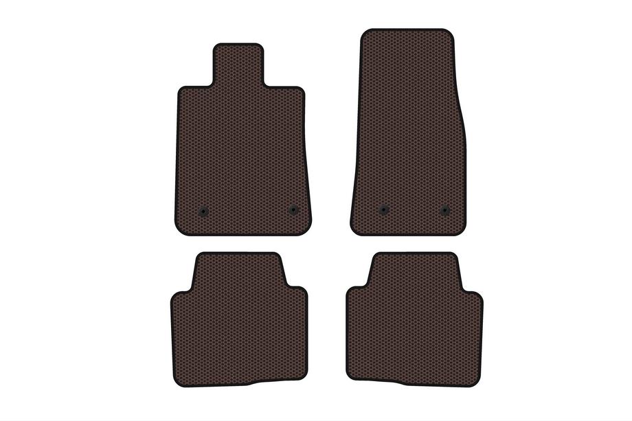 Cadillac CTS 2013–2019 Gummimattor Carsuit (2013+, brun) Image