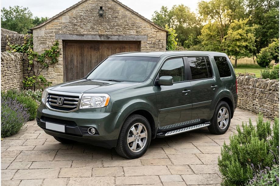Honda Pilot 2008–2015 Sidosteg Sunrise (2 st, aluminium) Image