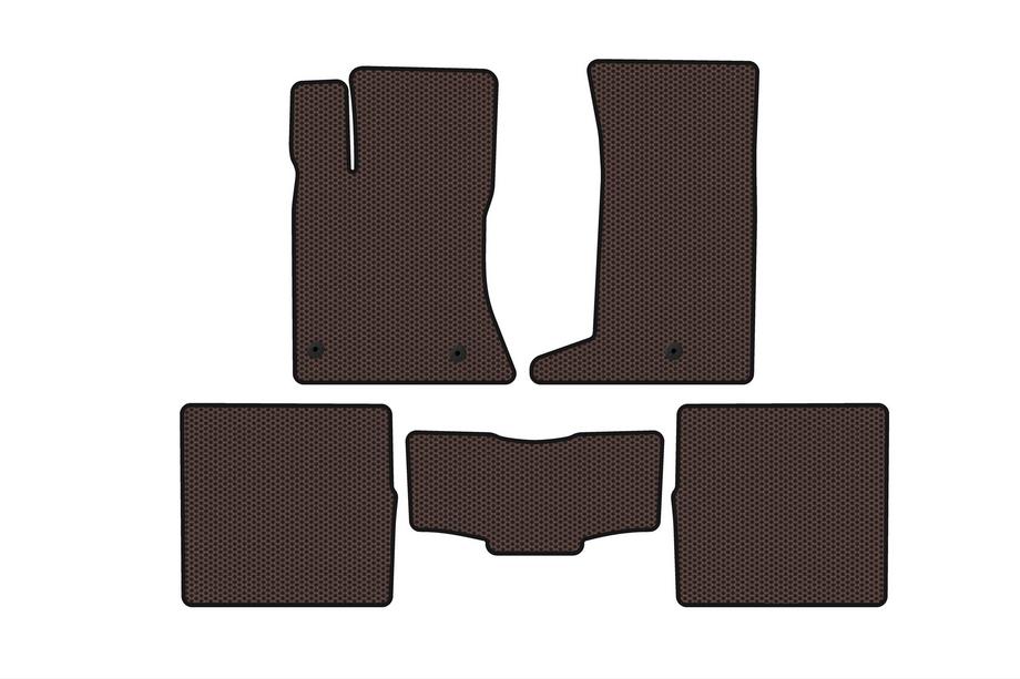 Cadillac SRX 2004–2009 Carsuit gummimattor (brun) Image