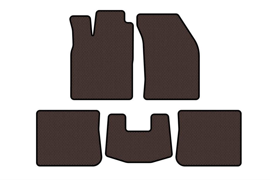 Chery Elara/Alia/Fora/A5 2006– Gummimattor Carsuit (SD, brun) Image