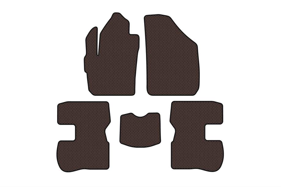 Chery Kimo 2007–2015 Gummimattor Carsuit (Brun) Image