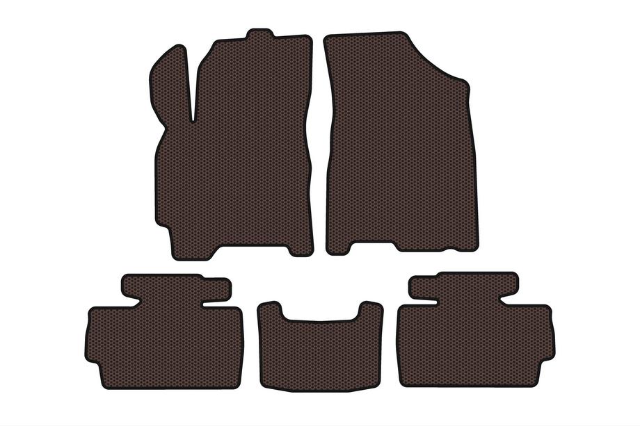 Chery Tiggo 2 2014– Gummimattor Carsuit (Brun) Foto 1