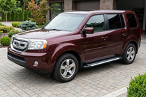 Honda Pilot 2008–2015 Sidosteg Line (2 st, aluminium) foto 1