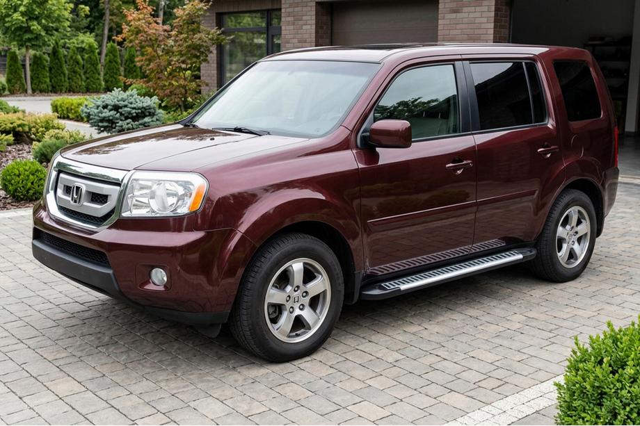 Honda Pilot 2008–2015 Sidosteg Line (2 st, aluminium) Image