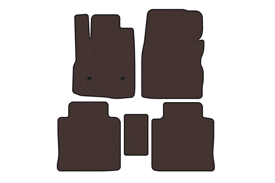 Chevrolet Equinox 2009–2016 Gummimattor Carsuit (2009-2015, brun) Image