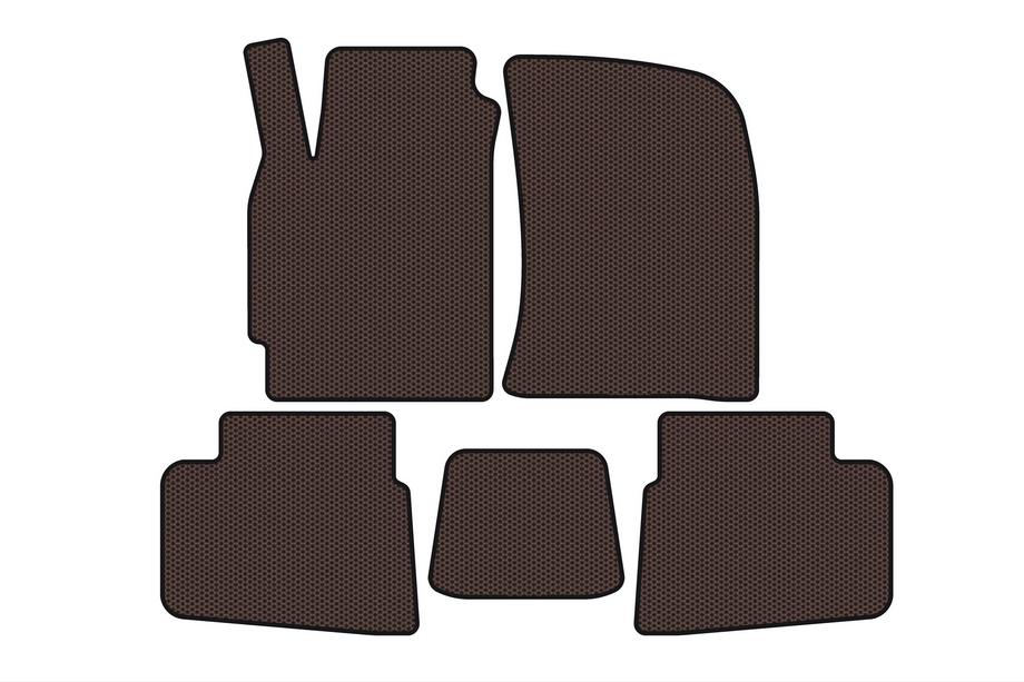 Chevrolet Evanda 2000–2006 Gummimattor Carsuit (Brun) Image