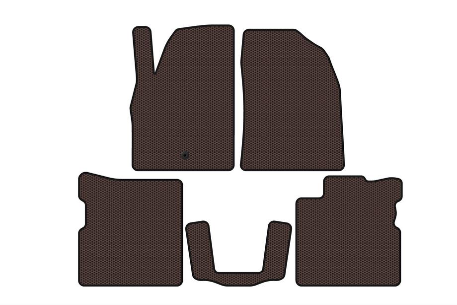 Chevrolet HHR 2005–2011 Gummimattor Carsuit (Brun) Image