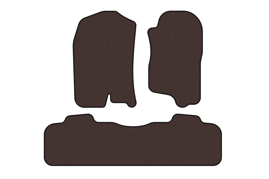 Chevrolet Tahoe 2007–2014 Gummimattor Carsuit (2 rader, 2007-2014, brun) Image