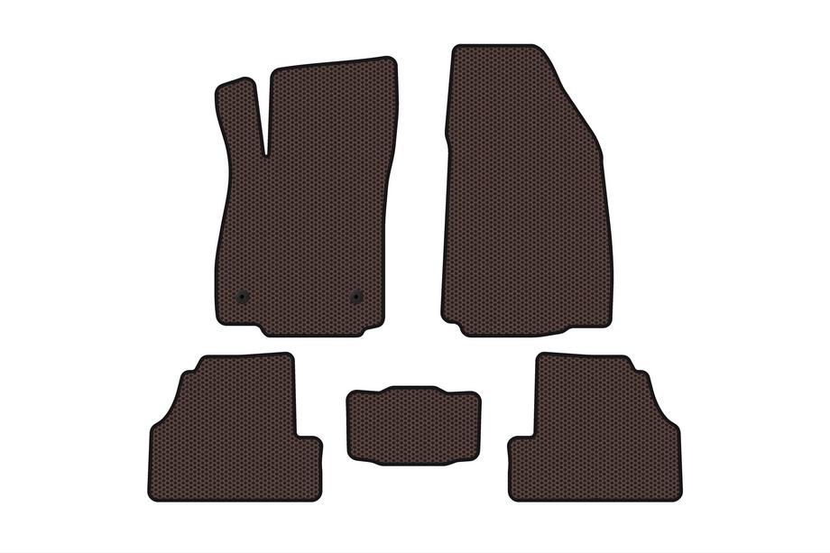 Chevrolet Trax 2012–2023 Gummimattor Carsuit (2012-2019, brun) Image