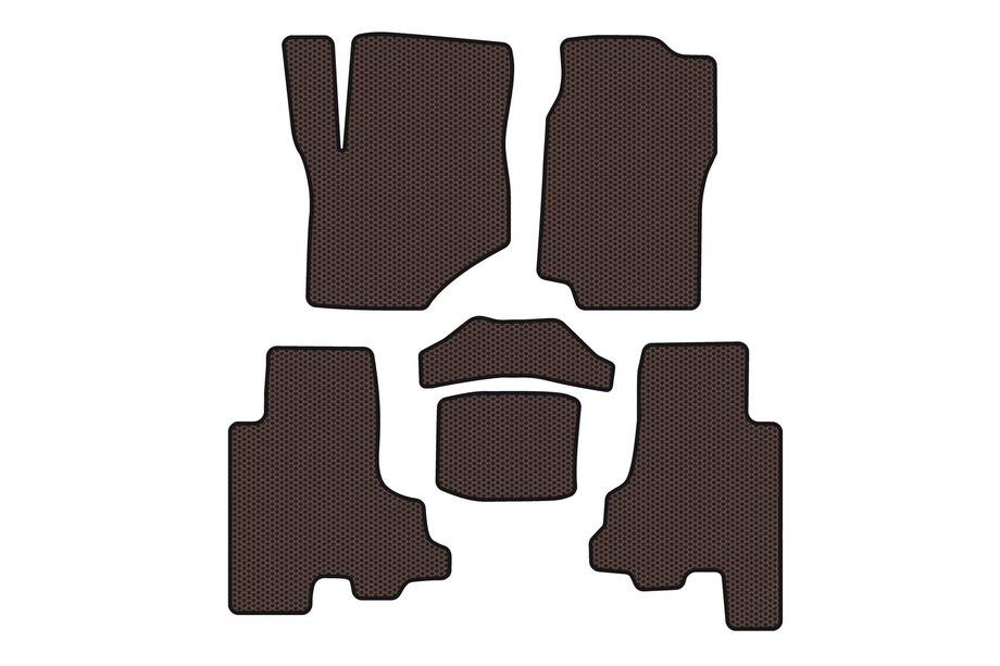 Chevrolet Trailblazer 2002–2012 Gummimattor Carsuit (Brun) Image