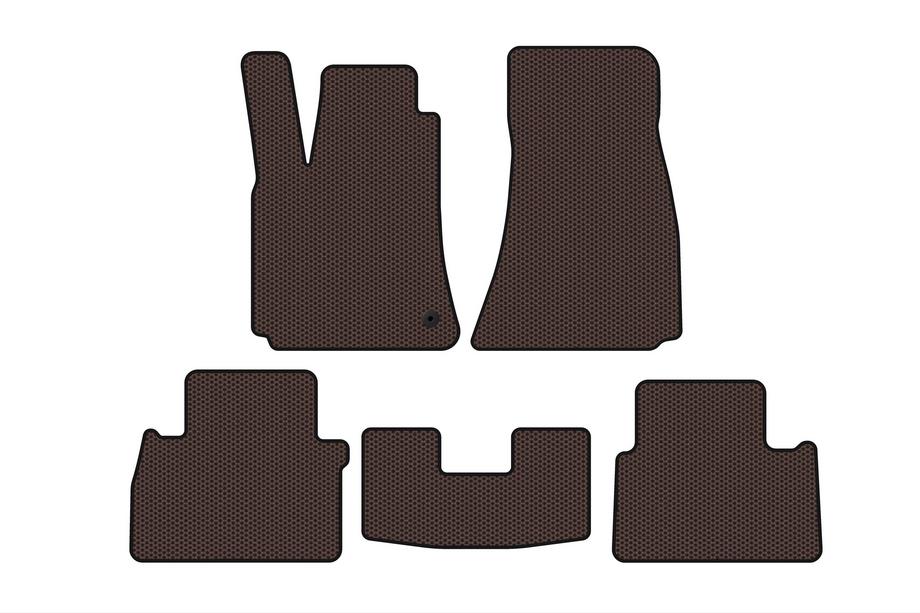 Chrysler C300 2004–2011 Gummimattor Carsuit (SD, brun) Image