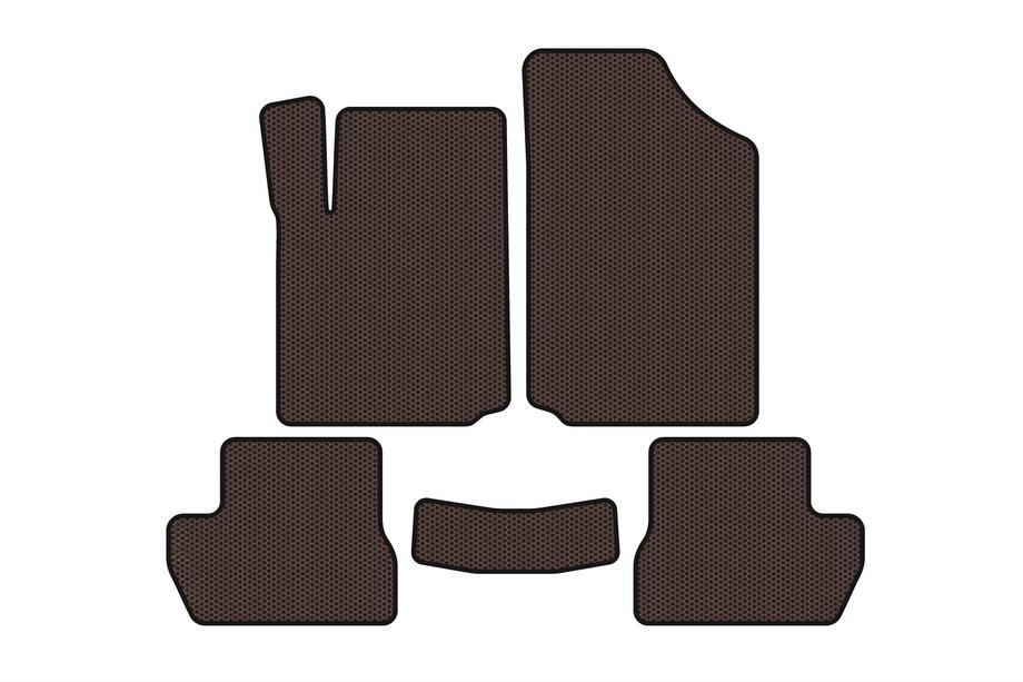 Citroen C-2 2003–2009 Gummimattor Carsuit (Brun) Image